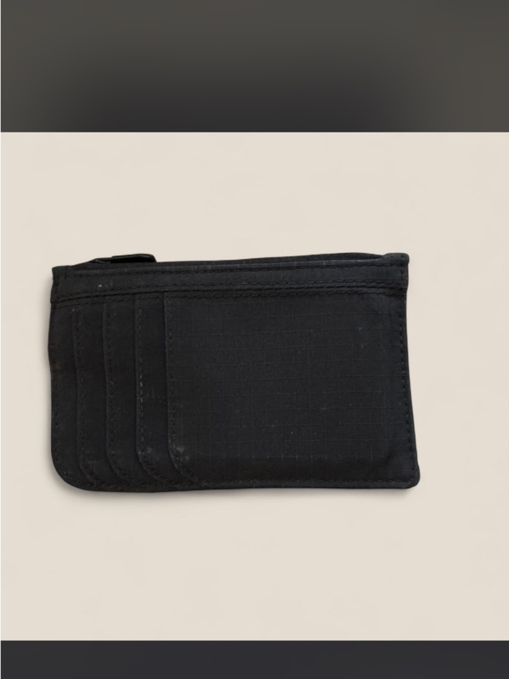 lululemon athletica Black Slim Card Wallet